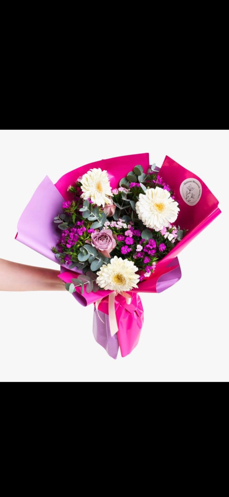 Gerbera ve Hüsnüyusuf buketi